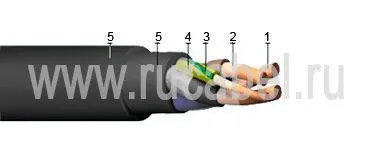 Кабель КГ-ХЛ 5х2,5